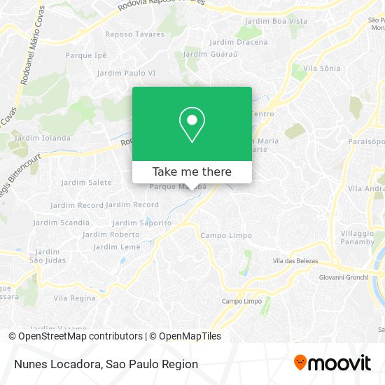 Nunes Locadora map