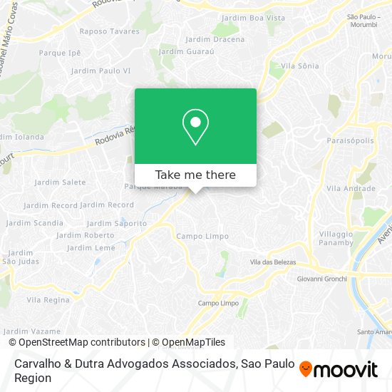 Mapa Carvalho & Dutra Advogados Associados