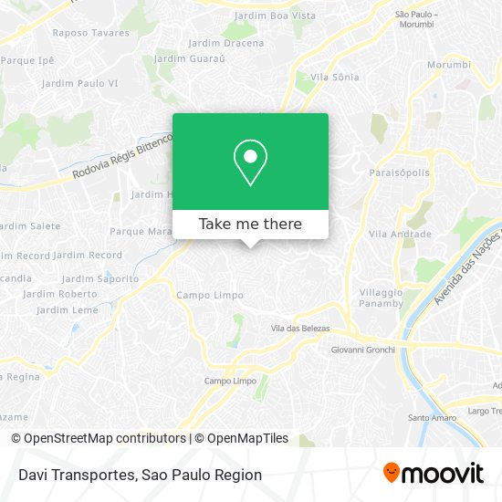 Mapa Davi Transportes