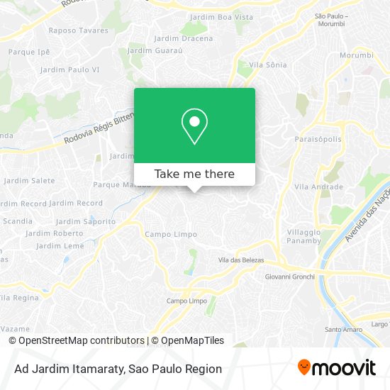 Ad Jardim Itamaraty map