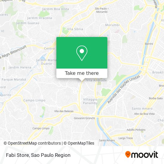Fabi Store map