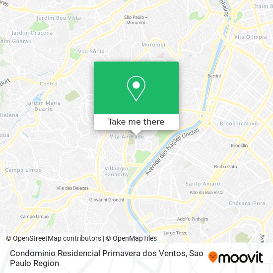 Condominio Residencial Primavera dos Ventos map