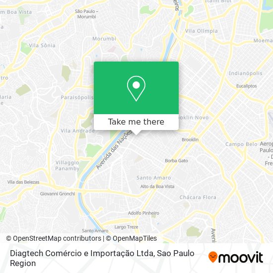 Diagtech Comércio e Importação Ltda map