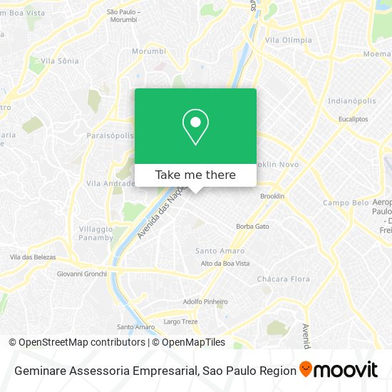 Mapa Geminare Assessoria Empresarial