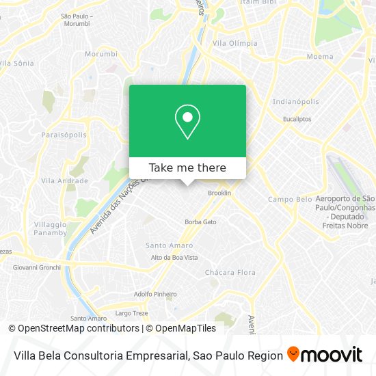 Villa Bela Consultoria Empresarial map