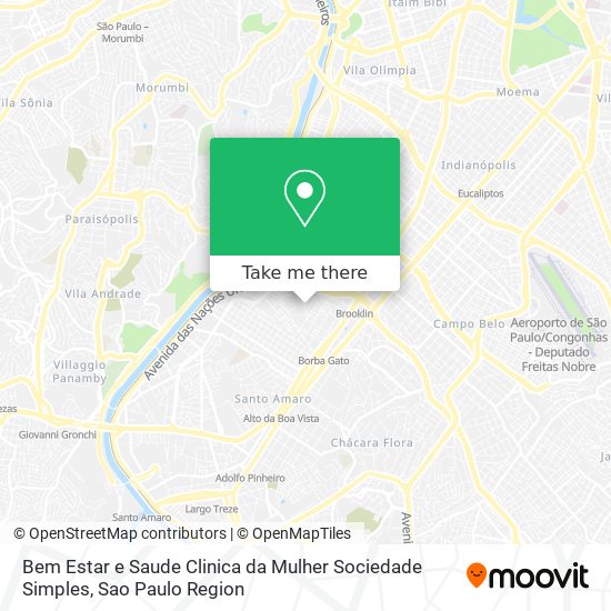 Mapa Bem Estar e Saude Clinica da Mulher Sociedade Simples