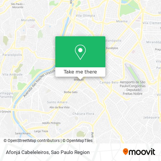 Afonjá Cabeleleiros map