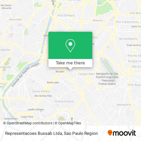 Mapa Representacoes Bussab Ltda