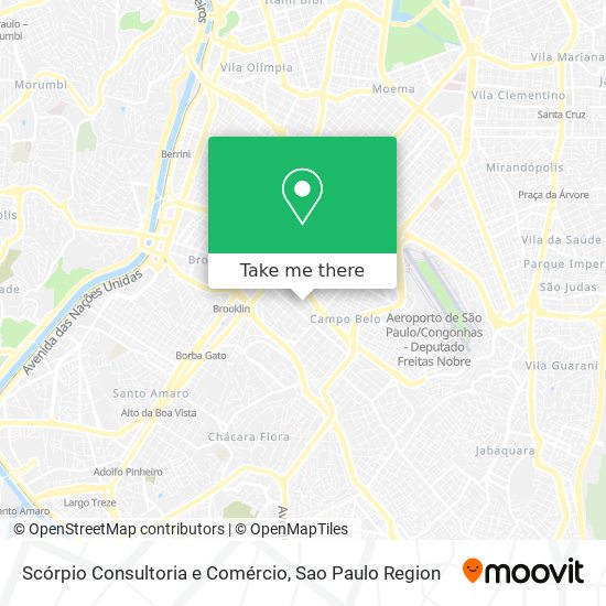 Mapa Scórpio Consultoria e Comércio