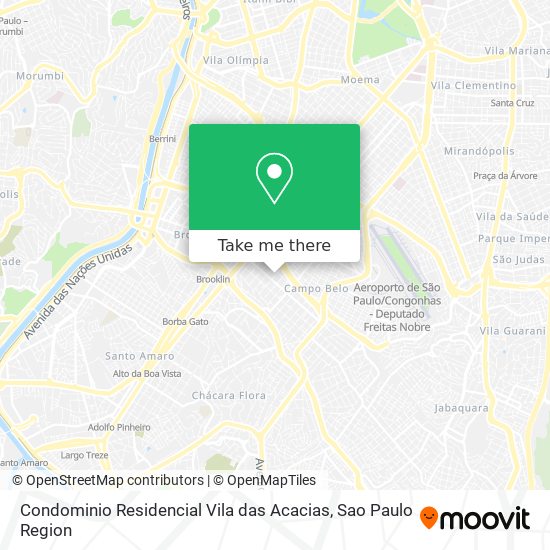 Mapa Condominio Residencial Vila das Acacias