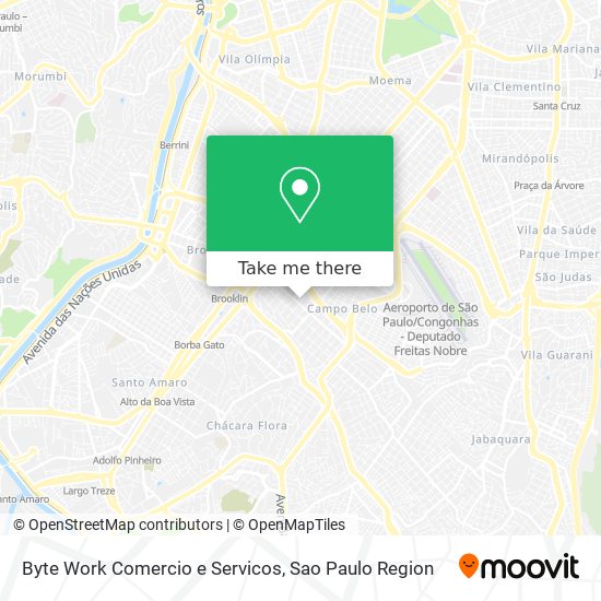 Mapa Byte Work Comercio e Servicos