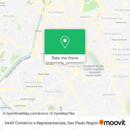 Dedit Comercio e Representacoes map