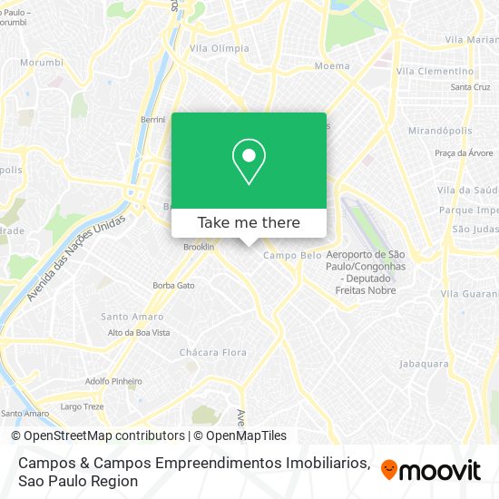 Mapa Campos & Campos Empreendimentos Imobiliarios