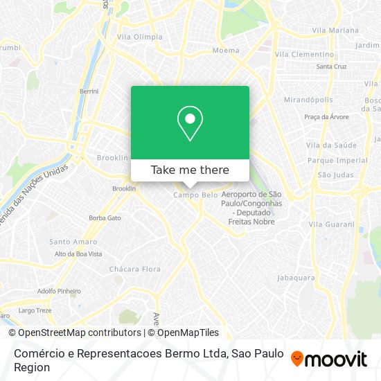 Mapa Comércio e Representacoes Bermo Ltda