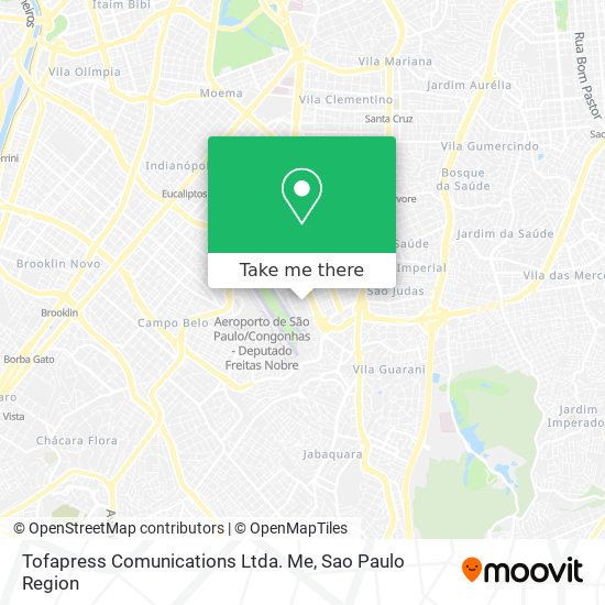 Mapa Tofapress Comunications Ltda. Me