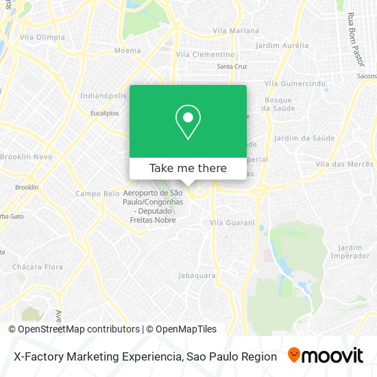 Mapa X-Factory Marketing Experiencia