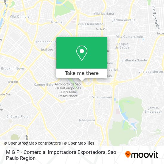 Mapa M G P - Comercial Importadora Exportadora