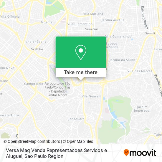 Versa Maq Venda Representacoes Servicos e Aluguel map