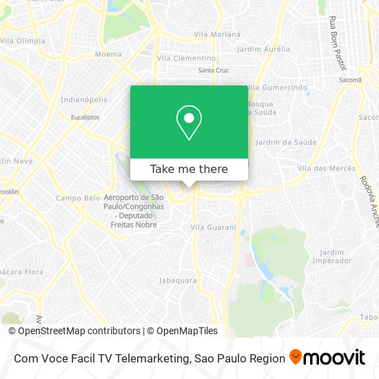 Mapa Com Voce Facil TV Telemarketing