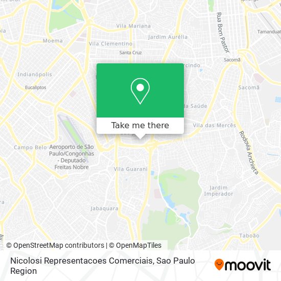 Mapa Nicolosi Representacoes Comerciais