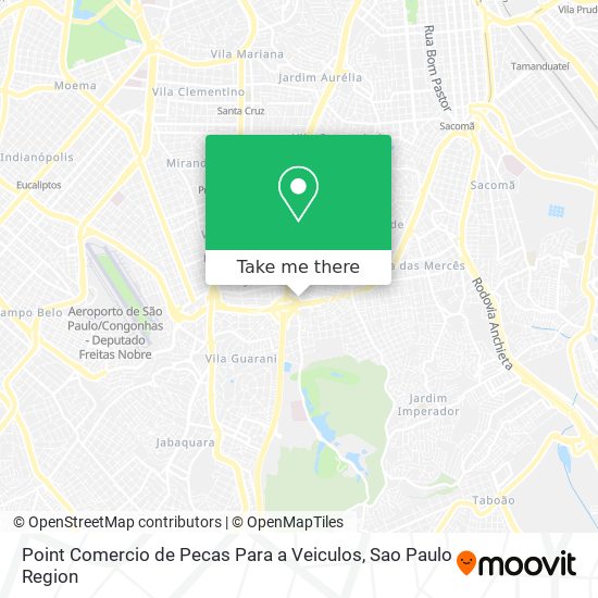 Mapa Point Comercio de Pecas Para a Veiculos