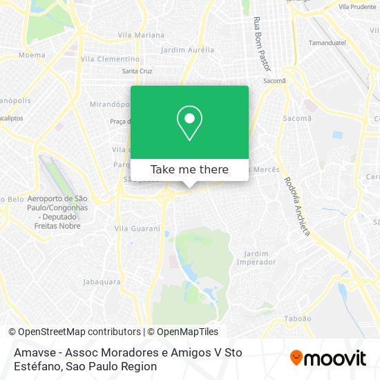 Mapa Amavse - Assoc Moradores e Amigos V Sto Estéfano