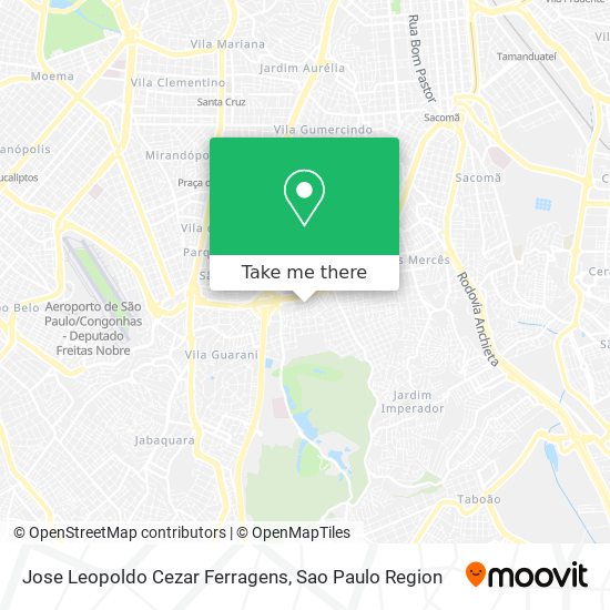 Mapa Jose Leopoldo Cezar Ferragens