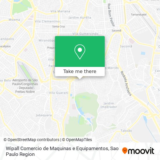 Wipall Comercio de Maquinas e Equipamentos map