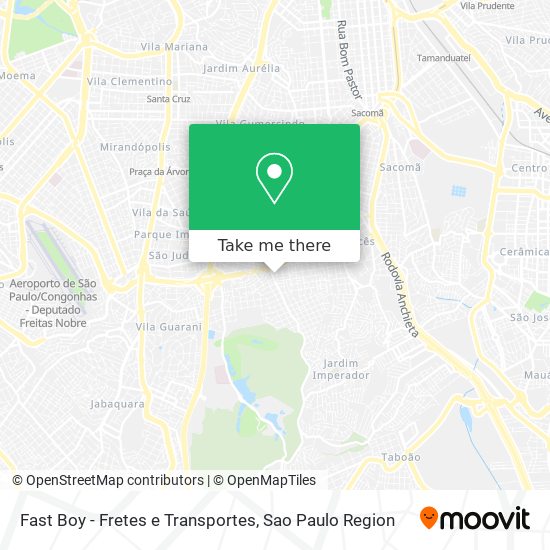 Fast Boy - Fretes e Transportes map