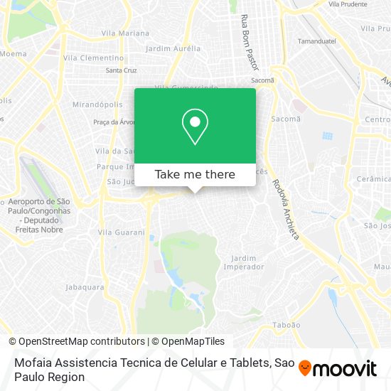 Mofaia Assistencia Tecnica de Celular e Tablets map