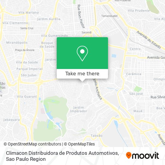 Climacon Distribuidora de Produtos Automotivos map