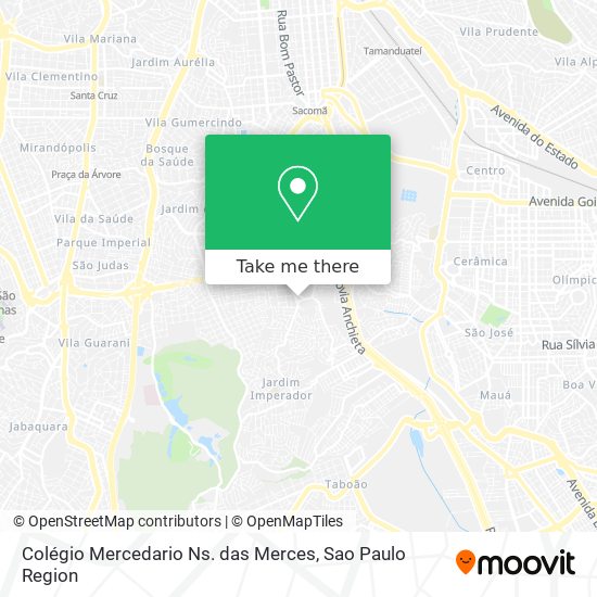 Colégio Mercedario Ns. das Merces map