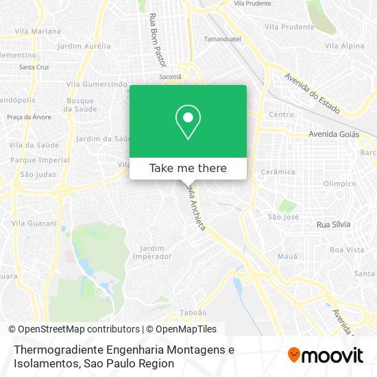 Mapa Thermogradiente Engenharia Montagens e Isolamentos