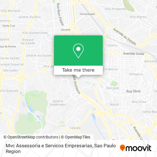 Mvc Assessoria e Servicos Empresarias map