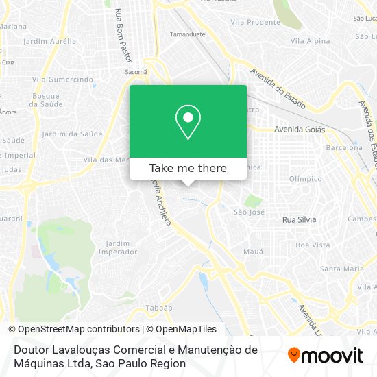 Doutor Lavalouças Comercial e Manutençào de Máquinas Ltda map