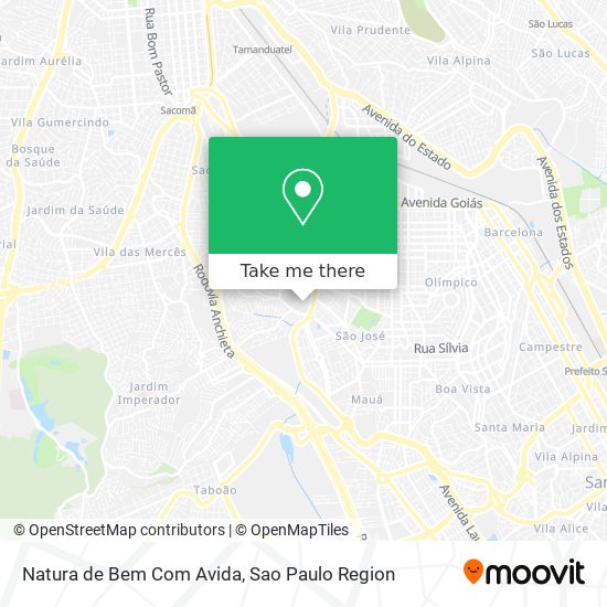 Mapa Natura de Bem Com Avida