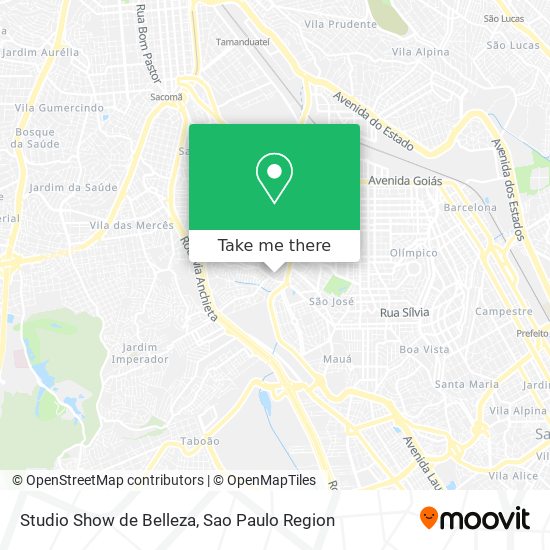 Mapa Studio Show de Belleza