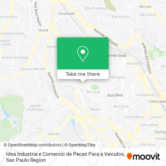 Idea Industria e Comercio de Pecas Para a Veiculos map