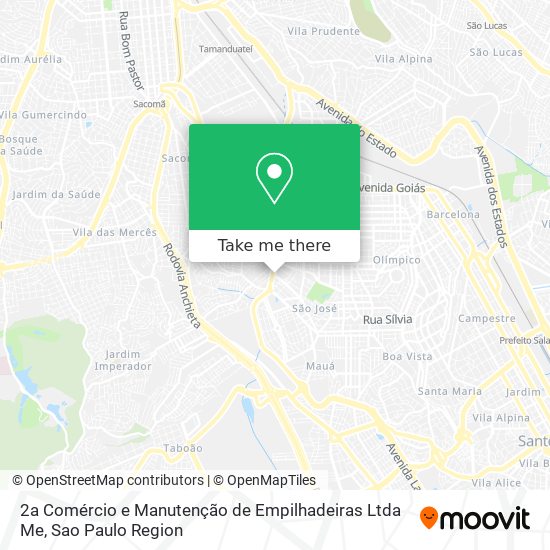 2a Comércio e Manutenção de Empilhadeiras Ltda Me map