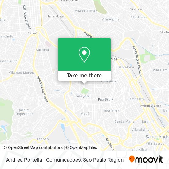 Andrea Portella - Comunicacoes map