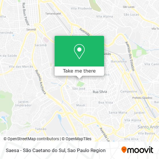 Saesa - São Caetano do Sul map