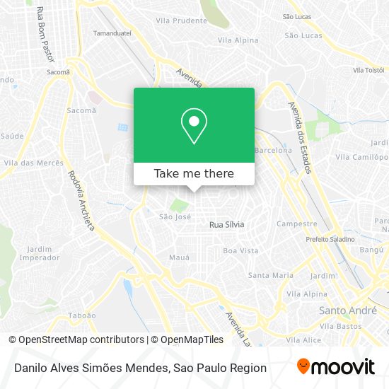 Danilo Alves Simões Mendes map