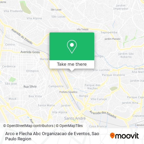 Mapa Arco e Flecha Abc Organizacao de Eventos