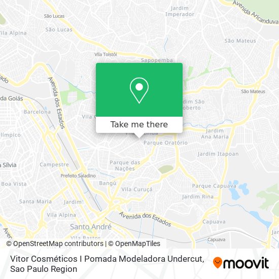 Vitor Cosméticos I Pomada Modeladora Undercut map
