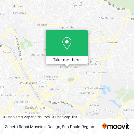 Zanetti Rossi Moveis e Design map