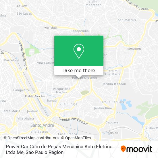 Power Car Com de Peças Mecânica Auto Elétrico Ltda Me map