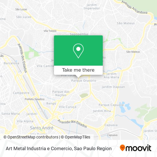 Art Metal Industria e Comercio map