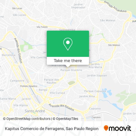 Kapitus Comercio de Ferragens map