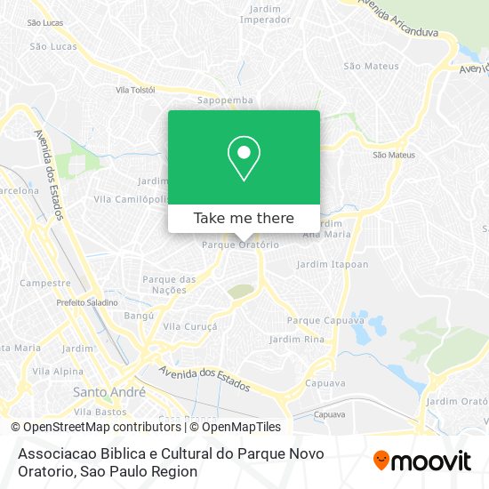 Associacao Biblica e Cultural do Parque Novo Oratorio map