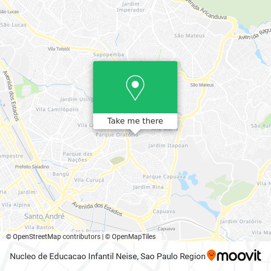 Nucleo de Educacao Infantil Neise map